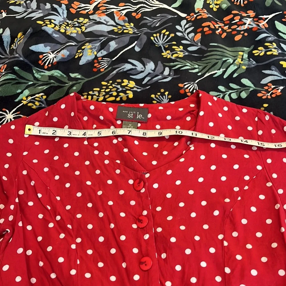 90’s New York Style Polka Dot Romper - Picture 6 of 15